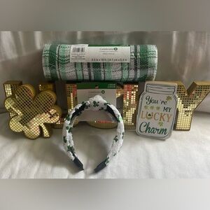 Celebrate It Green and White Shamrock Lucky Bundle
